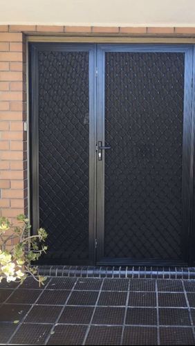 Diamond shaped security door
